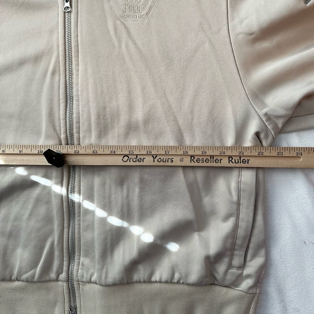 Puma x Rhuigi Track Jacket Mens Long Sleeve Full Zip L Beige athletic casual - Picture 7 of 7